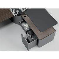 Bureau de direction électrique à hauteur réglable KMJ, mobilier de bureau moderne de luxe, bureau debout Maglev