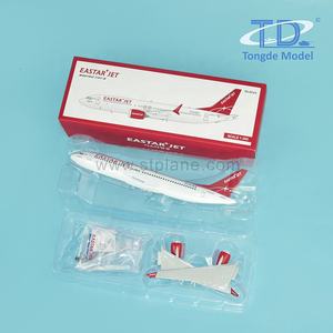 Eastar personnalisé <span class=keywords><strong>B737</strong></span> MAX <span class=keywords><strong>8</strong></span> 20cm 1/200 Mini modèle d'avion en plastique - Product Image 6