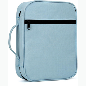 Estuche para Biblia Grande Impermeable con Muestra Gratis para Mujer, Estuche para Libros con Asa, Diseño Floral en Relieve, Bolsas para Biblia - Product Image 5