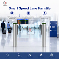 Tourniquet intelligent durable à vitesse variable, certifié CE RoHS, anti-pincement, en acier inoxydable 304, bidirectionnel, personnalisable avec logo pour aéroports et écoles