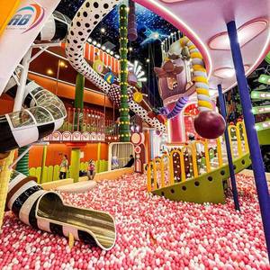 Cheap Kids Plastic Indoor Naughty Castle Game Ball Pits Playground Big Children Soft Play Center Precio - Product Image 1