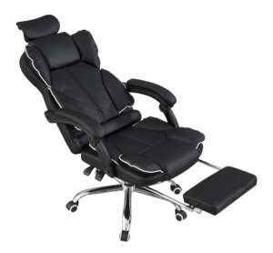 Manufacture Chaise de directeur Chaise de patron pivotante inclinable Chaise de bureau en cuir pour ordinateur avec appui-tête - Product Image 4