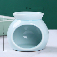 Brûleur à mazout en céramique de décor à la maison de Style chinois brûleur de fonte de cire de porcelaine pour fondeur de cire de parfum essentiel aromatique