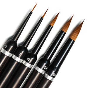 Pinceau dentaire en porcelaine Twinovation avec manche métallique, pinceau à glaçure, outils de peinture artistique en céramique pour la dentisterie - Product Image 2