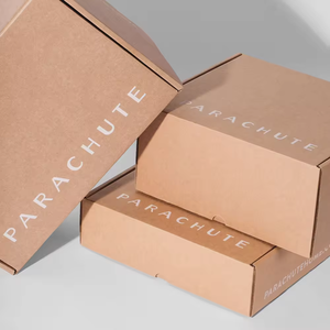Logotipo personalizado Eco E flauta papel embalaje de cartón corrugado grande caja de correo de envío con impresión blanca - Product Image 3