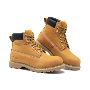 Goodyear-zapatos de seguridad personalizados, calzado de cuero nobuk genuino de buena calidad, a la moda, de gama alta - Product Image 5