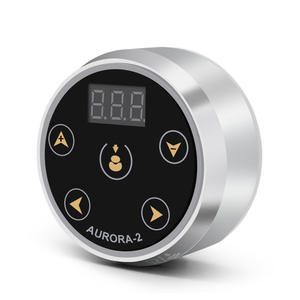 Fuente de Alimentación Profesional para Tatuajes <span class=keywords><strong>Aurora</strong></span> II de Modo Dual, Permanente, de Acero Inoxidable, Digital, 3.4A, Estable para Pluma de Tatuaje - Product Image 6