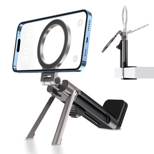 Nuevo Soporte Magnético Multifuncional para Teléfono Móvil con Rotación de 360 Grados y Estabilización para Cocina, Escritorio y Portátil - Product Image 1