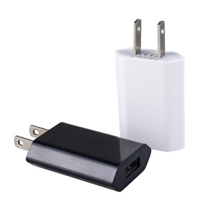 Tête de charge USB 5V1A avec port USB A pour téléphone portable et petits appareils électroménagers, blanc et noir - Product Image 2