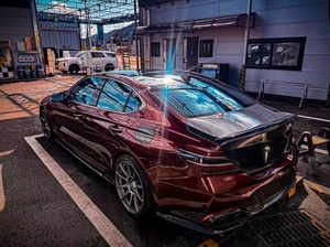 ชุดแต่งคาร์บอนไฟเบอร์ Genesis G70 รุ่น AD Style สำหรับดิฟฟิวเซอร์หน้า สปอยเลอร์ สภาพใหม่ อุปกรณ์เสริมรุ่นอัพเกรด ปี 2021-2023 ติดตั้งง่ายด้วยกาวในตัว - Product Image 6