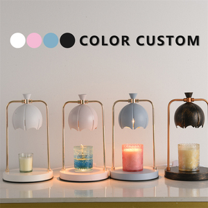Lampe chauffe-bougie sans fumée, brûleur d'encens, brûleur de parfum <span class=keywords><strong>fondant</strong></span>, chauffe-bougie avec minuterie et lumière de bougie à intensité variable - Product Image 3
