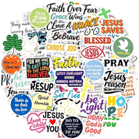 300 autocollants adhésifs inspirants chrétiens, imperméables, avec des versets bibliques sur Jésus, pour les tableaux de prière, les albums photo, les bouteilles d'eau