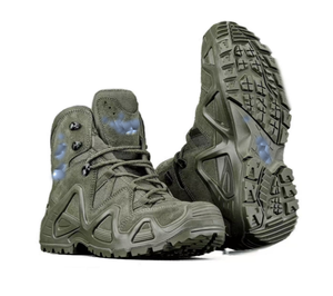 DFLW01 High Quality OD Green Sage Dark Brown Heavy Duty Ankle <b>Hiking</b> Shoes Mountaineer <b>Hiking</b> Tactical <b>Boots</b> Customized - Product Image 3