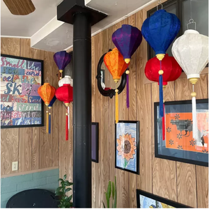 Lụa tre Đèn Lồng tre thủ công Đèn Lồng tre Vòng lụa đèn lồng từ Việt Nam Giao hàng nhanh giá tốt nhất - Product Image 2