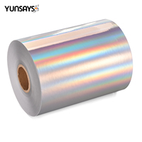 Étiquette personnalisée pour cosmétiques et soins de la peau, résistante à l'huile, imperméable, holographique, en PP adhésif, compatible laserjet, durable, vierge