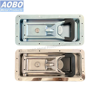 Serrure de conteneur encastrée 16mm barre ronde en acier inoxydable au carbone chaîne du froid logistique serrures de porte de camion