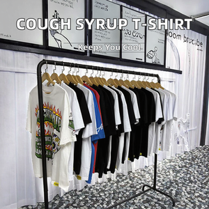 <span class=keywords><strong>Camiseta</strong></span> de Manga Corta Estampada para Hombre ALOC, 100% Algodón, Transpirable, Corte Regular - Product Image 2