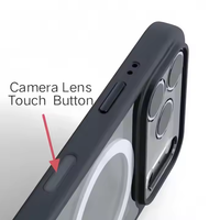 Nouveau Design Téléphone Cas TPU PC 2-en-1 Antichoc pour iPhone 17 Pro Armure Couverture avec Smart Caméra Bouton Protection Cas