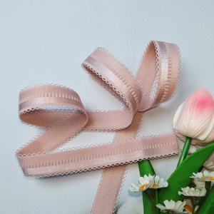 Hh4k Tùy Chỉnh Màu Đen Trắng Chống-Trượt Picot Cạnh Spandex/Nylon Ban Nhạc Đàn Hồi Mồ Hôi Vải Dây Thắt Lưng Quần Vành Đai Quần Áo Đàn Hồi - Product Image 4