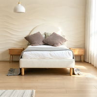 Lit rembourré minimaliste pour enfant - Design confortable et gain de place de haute qualité