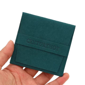 Recyclable Velvet <b>Envelope</b> Bags for Bracelets and Jewelry Packaging Gift Pouches Wholesale Recyclable Velvet Bags Pouch - Product Image 1