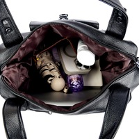 Sac à main en cuir souple décontracté pour femmes Sac à main de luxe de créateur Sac à bandoulière Sac à main pour femmes Sac de shopping à double fermeture éclair avant