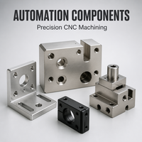 Pièces de base de machine usinées CNC sur mesure en acier inoxydable et aluminium, composants de précision pour équipements d'automatisation