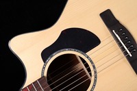 Nouvelle conception de guitare OEM, prix de gros, guitare électro-acoustique à corps évidé haute brillance