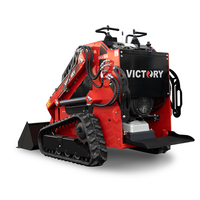 Skid Steer Loader SK650L Collocation bucket bulldoser Filler Rippers Forks Forks Snow Blower Agitator Trailer Mini Skid Steer Loader