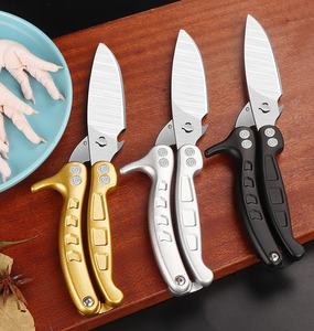 Nouvelles ciseaux à os de poulet multifonctionnels détachables en acier inoxydable robuste 4 pouces, compatibles lave-vaisselle, pour la maison - Product Image 5