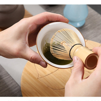 Fouet à Matcha Chasen en Bambou Bio Fait Main, Vente en Gros Promotionnelle, Fouet à Matcha Robuste en Bambou