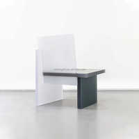 Chaise de salle à manger en acrylique mat de forme irrégulière de luxe au design créatif Offre Spéciale mobilier d'intérieur moderne tabouret en acrylique