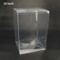 Étui de protection Transparent 10 pouces, boîte d'affichage Funko Pop protecteur, vente en gros