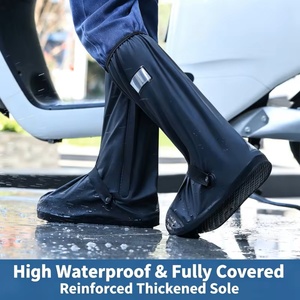Copriscarpe Impermeabili Riutilizzabili Antiscivolo in Oxford, Protezioni per Scarpe da Ciclismo, Escursionismo, Pioggia, Neve e Sabbia - Product Image 1