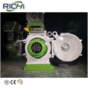 RICHI Công Suất Cao 1-10T/H Cỏ Rơm Động Vật Cây Gai Hay Cỏ Linh Lăng Thức Ăn Viên Máy Để Bán - Product Image 3