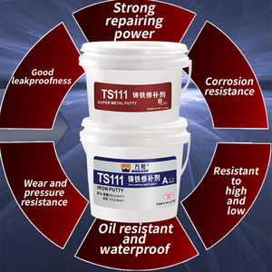 TS111 Stucco Epossidico ad Alta Temperatura per Riparazione Metalli Rigenerazione Parti in Ghisa 200 ° Forno per Fonderia C 500g 1kg - Product Image 2