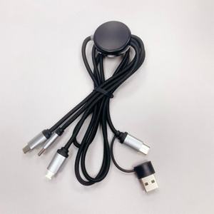 Cable de Carga USB 3 en 1 con Luz, Carga Rápida de 20W, Cable de Carga Multifuncional con Logotipo Personalizado - Product Image 2