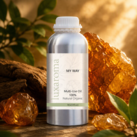 Boîte personnalisée Luxaroma, huile parfumée naturelle pure à l'ambre, essentielle pour la diffusion d'arômes, la fabrication de parfums, avec un parfum frais