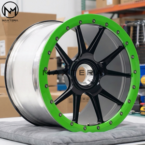 Cerchi in Lega Maxtera Forgiati Personalizzati Stile GS1R Beadlock per Drag Racing, Compatibili con Mustang Shelby, Camaro, Corvette, Dodge Viper, Audi R8 - Product Image 6