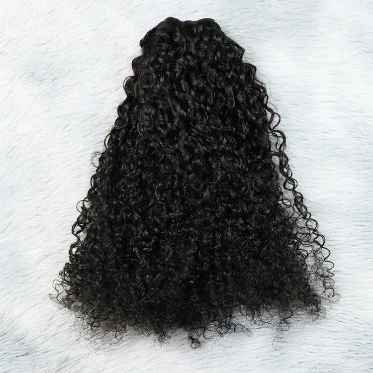 Hot Sell 10-28 Inch Kinky Afro Curly Hair Bundle Full Cuticle Aligned Raw Brazilian Human Hair Double Weft Wholesale