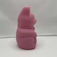 Usine Artisanat En Plastique Agitant Un Chat Chanceux Ornement De Bureau Figurines De Chat De Table Décorations Pour La Maison Fortune Chat Sculpture