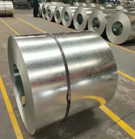 Koil Baja Galvanis Tebal 0.12-2.0mm Lapisan Seng Z40-Z275 Lebar 600-1250mm ASTM A653 GI Coil Grosir