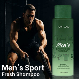 Shampooing Sport <span class=keywords><strong>2</strong></span>-<span class=keywords><strong>en</strong></span>-<span class=keywords><strong>1</strong></span> aux Herbes pour Hommes - Rafraîchissant, Nourrissant, Volume Accru, Contrôle du Sébum, Cheveux Hydratés 15 Fl Oz - Product Image 1