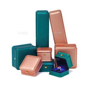 Caja de Embalaje de Anillos con Diseño Nuevo, Pintura para Hornear, Embalaje de Alta Gama para Collares, Pendientes, Joyería, con Logotipo - Product Image 3