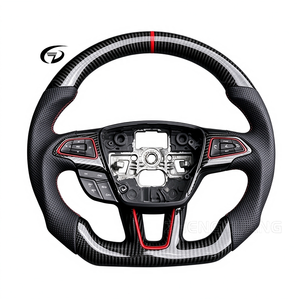 <span class=keywords><strong>Volante</strong></span> de Fibra de Carbono Personalizado y Mejorado para <span class=keywords><strong>Ford</strong></span> <span class=keywords><strong>Focus</strong></span> MK3 <span class=keywords><strong>MK2</strong></span> ST RS 2015 2016 2018 2019 - Product Image 1