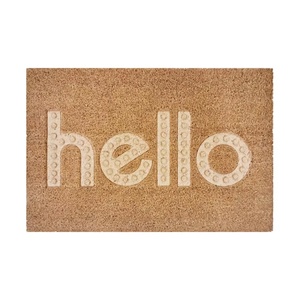 พรมเช็ดเท้าต้อนรับ พรมปูพื้นทางเข้าบ้าน ใช้ได้ทั้งภายในและภายนอก ทำจากยางกันลื่น นุ่ม ทนทาน ใช้ตกแต่งได้ - Product Image 2