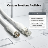 JinJin Balun Kabel-TV-Satelliten-RF-Adapter RG11 RG58 RG59 RG6 Kompressions-Koaxial-Kupfer-F-Typ-Steckverbinder für TV