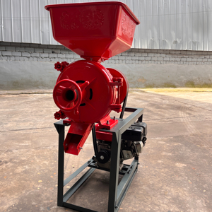<span class=keywords><strong>Moulin</strong></span> à <span class=keywords><strong>farine</strong></span> automatique à moteur essence haute performance pour usage agricole, efficace pour broyer les arachides, le soja, le maïs et le blé en poudre - Product Image 1
