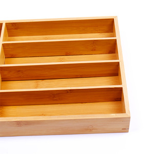 Organizador de cajones de cocina estilo japonés con divisores integrados para guardar y organizar palillos, cubiertos y otros utensilios. - Product Image 4