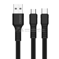 Grosir BJ03 2.4A kabel USB pengisi daya cepat ponsel kabel Data pengisian cepat ponsel kabel pengisi daya USB